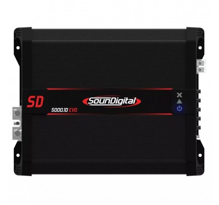 Módulo Amplificador Digital SounDigital SD5000.1D Evolution II EVO 2 - 1 Canal - 5700 Watts RMS