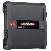 Módulo Amplificador Digital SounDigital SD3000.1D 2 Ohms Evolution II EVO 2 - 1 Canal - 3400 Watts RMS